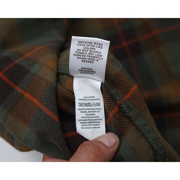 L.L.Bean x Todd Snyder Plaid Flannel Long Sleeve Shirt Men's Large - Picture 5 of 5